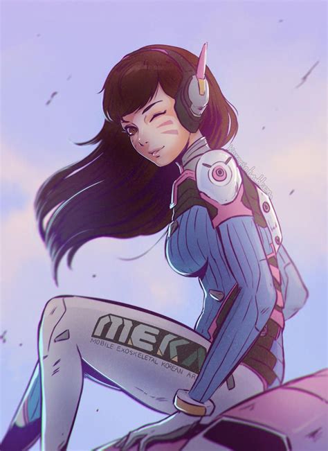 D.Va Fanart | Overwatch | Overwatch fan art, D.va fanart, D.va overwatch