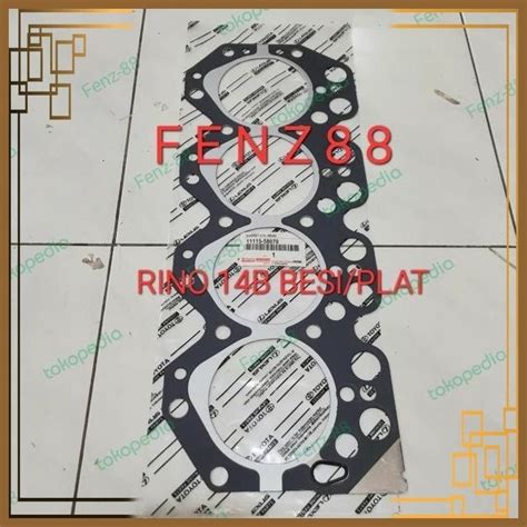 Jual FNZ PAKING ONLY PAK KOP CYLINDER HEAD TOYOTA RINO 14B BESI PLAT