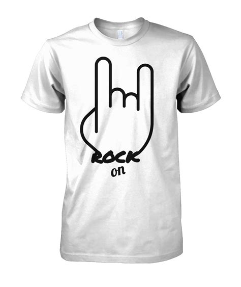 Rock On | High quality t shirts, Quality t shirts, Shirts