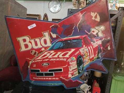 Budweiser Metal sign | EstateSales.org