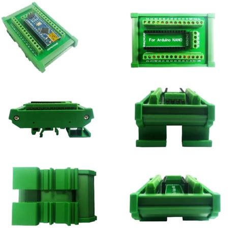 Din Rail Mount Screw Terminal Block Breakout Module Plc Expanding Board