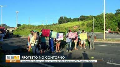 Gazeta Meio Dia Sem energia há 50 dias moradores fecham BR 101 em