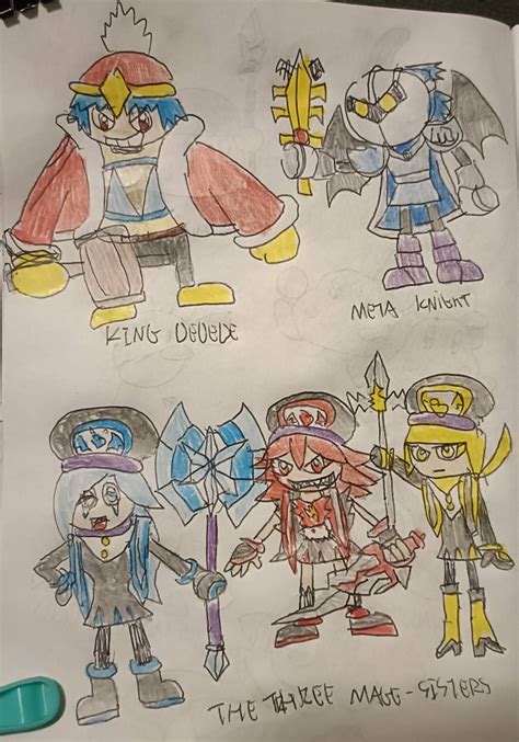 Kirby Dxd Humanized Allies By Polskifastener On Deviantart