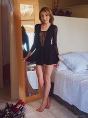 Lea Rose Spreads Legs And Tickles Cockready Pussy Photos