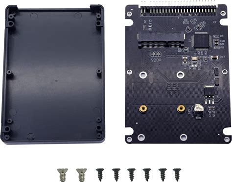 Gintooyun Ide Hard Drive Enclosure Msata Mini Pci E Ssd To Inch