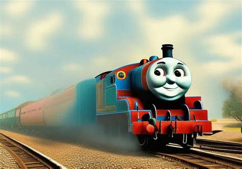 Thomas The Tank Engine Fanart Created With AI by AmityBlightSP4449Fan ...