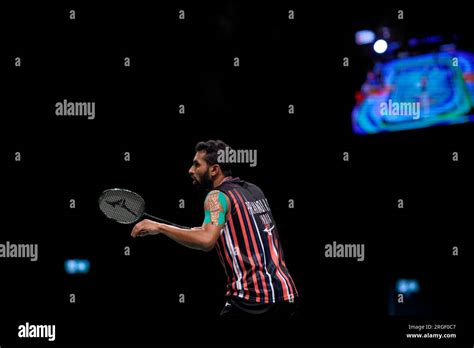 Prannoy H S Of India In Action During The Men S Singles Final Of The