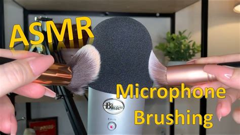 Asmr Mic Brushing Tapping Blue Yeti Microphone Light Delicate