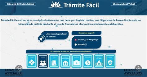 TALLERES TRÁMITE FÁCIL PODER JUDICIAL