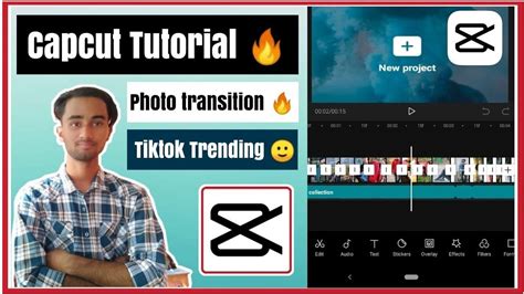 Capcut Tutorial 🙂 Trending On Tiktok 🔥 Photo Transition Youtube