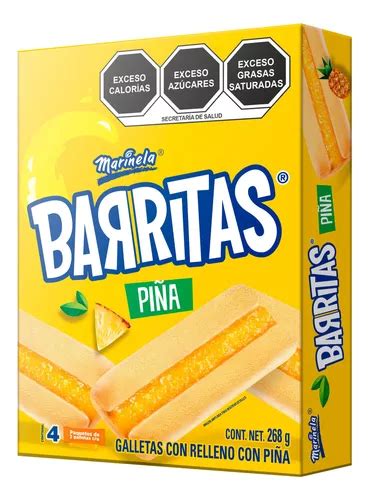 Galletas Marinela Barritas Sabor Pi A Gr Mercadolibre