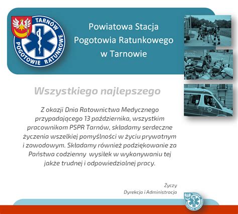 Dzie Ratownictwa Medycznego Powiatowa Stacja Pogotowia