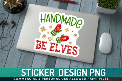 Free Handmade Be Elves Sticker Design Graphic By Regulrcrative