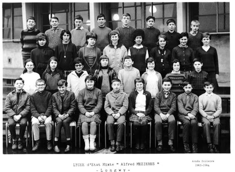 Photo De Classe 4ème 2 De 1963 Lycée Alfred Mézières Copains Davant