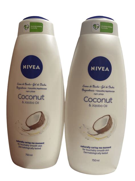 Nivea Body Wash Coconut And Jojoba Oil Size 750 Ml Pack Of 2