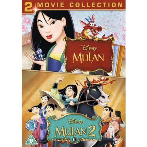 Mulan / Mulan 2 (DVD, 2012) As New Disney Animated Family Double Feature