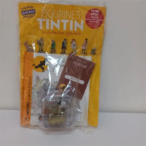 FIGURINE TINTIN COLLECTION Officielle Milou En Mateau De Fourrure N