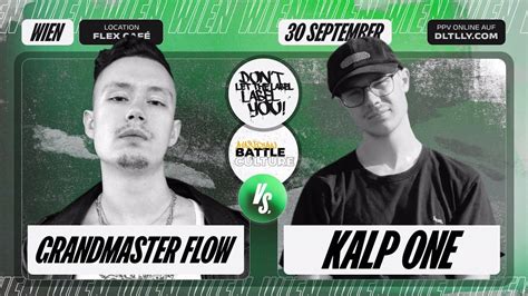 Grandmaster Flow Vs Kalp One Rap Battle Wien DLTLLY YouTube