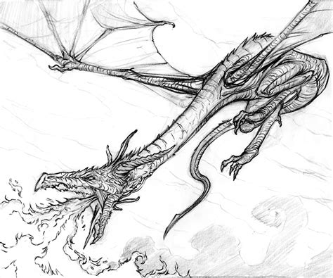 Game Of Thrones Dragon Drawing