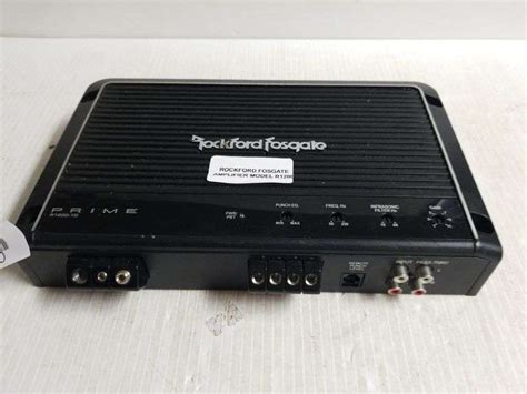 Rockford Fosgate Amplifier Model R1200 Trice Auctions