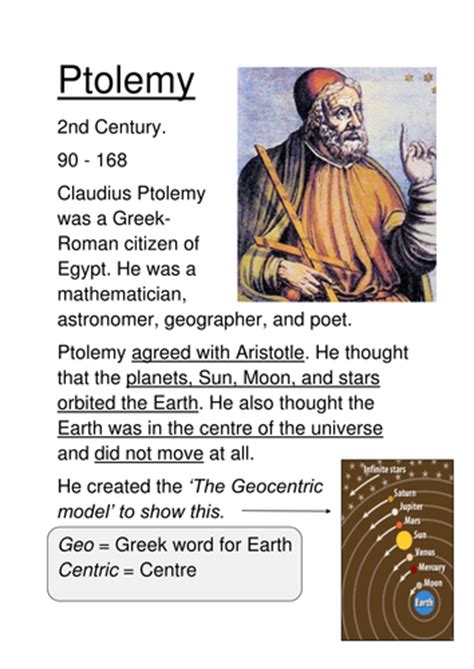 Geocentric and Heliocentric Model | Teaching Resources