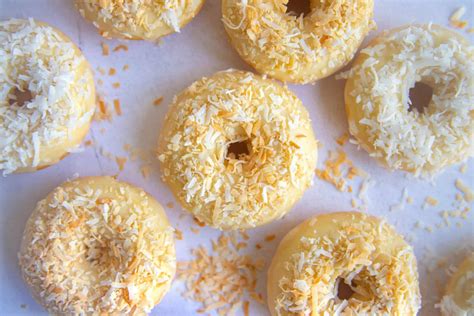 Toasted Coconut Doughnuts Bakes By Brown Sugar