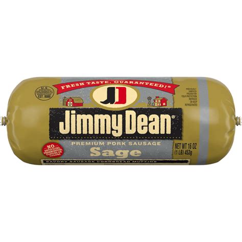 Jimmy Dean Premium Pork Sage Breakfast Sausage Roll Oz Sausages