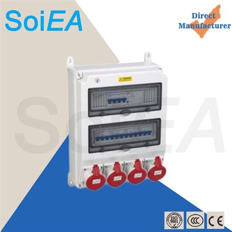 Industrial Combination Distribution Ip Socket Box Portable Industrial