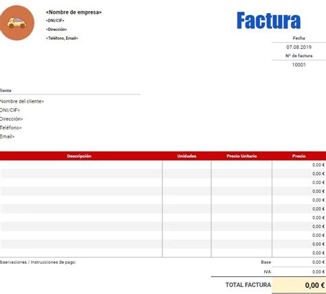 Top 6 plantillas gratis de facturas de talleres mecánicos