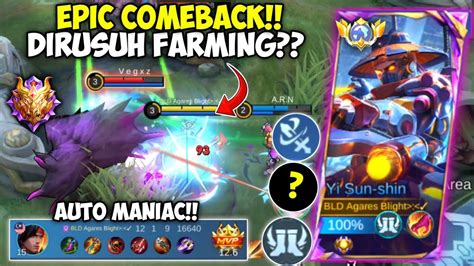 MANIAC EPIC COMEBACK TERGILA GINI CARA FARMING YSS SAAT POSISI KALAH