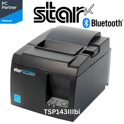 Star Micronics Tsp143iiibi Bluetooth Thermal Receipt Printer For Ios Android And Windows With