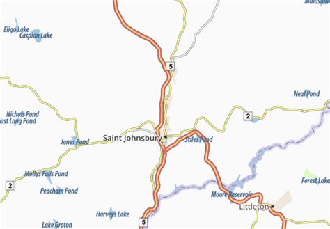 Mapa Michelin Saint Johnsbury Center Mapa Saint Johnsbury Center Viamichelin