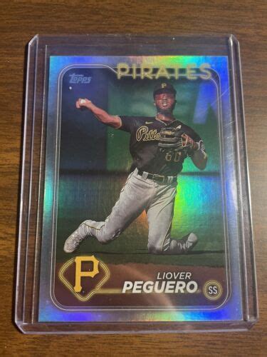 Topps Liover Peguero Rainbow Foil Ebay