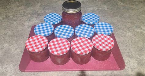 Confiture Fraises Et Rhubarbes De Les Recettes De Cuisine De Chantal Et