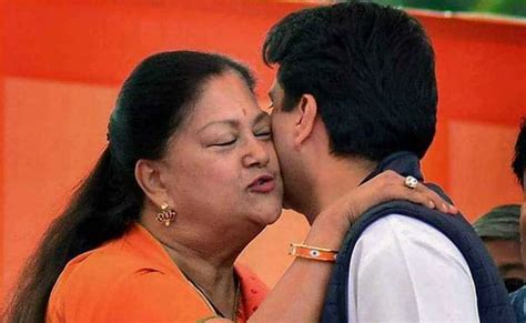 Photo Of The Day At Rajasthan Oath: Scindia Family Hug, Across The Divide