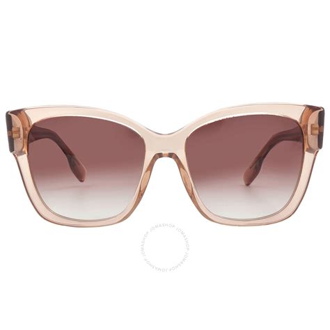 Burberry Brown Gradient Butterfly Ladies Sunglasses Be4345 335813 54 8056597490351 Sunglasses