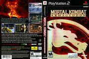 Mortal Kombat Armageddon SLUS 21410 Sony Playstation 2 Box