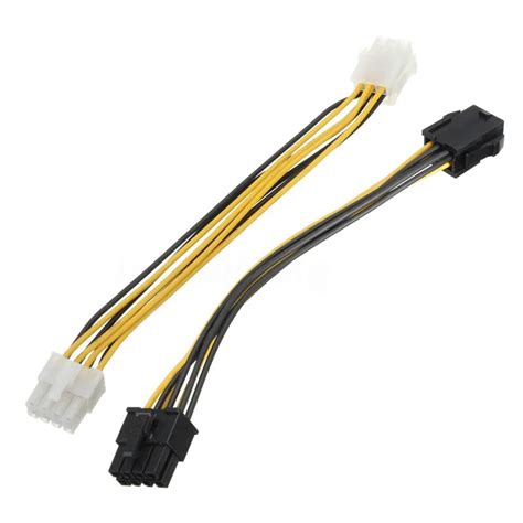 Pcie Express Pcie 6 Pin Auf 8 Pin Grafikkarte Netzteil Kabel Ul1007 18awg 18 Cm Buy Pci E 6pin