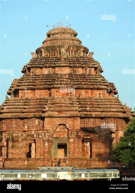 Konark Orissa India August Ancient Temple Of The Sun