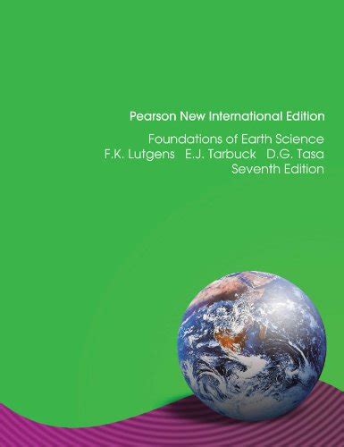 Amazon Foundations Of Earth Science Pearson New International