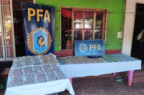 La Policía Federal Argentina desbarató un punto de venta en Eldorado y