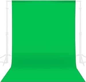 CIPAZEE Green Screen Backdrop 8x10FT For Photoshoot Greenscreen