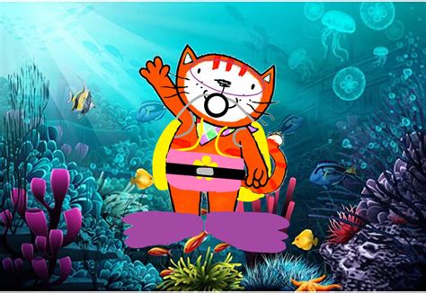 Poppy Cat Scuba Diving Underwater By Bridgit14 On Deviantart