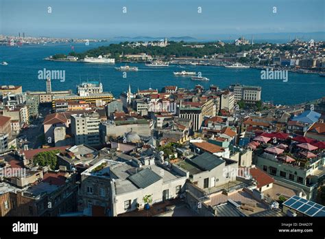 View Of Bosphorus And Sea Of Marmara From Galata Tower Istanbul