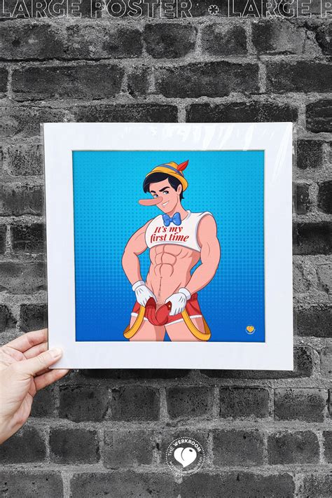 Matted Poster First Time Dudes Sexy Toy Queer Gay LGBTQ Posters Gay Pride Gay Classic