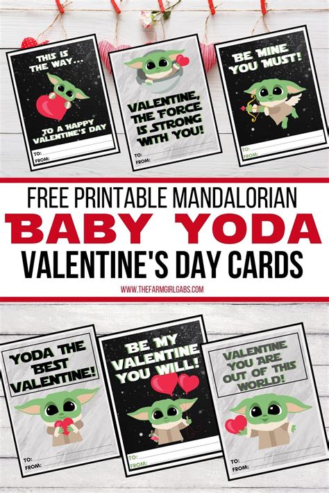 Free Printable Baby Yoda Valentine Cards Artofit