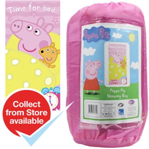 Peppa Pig Sleeping Bag | Home Bargains