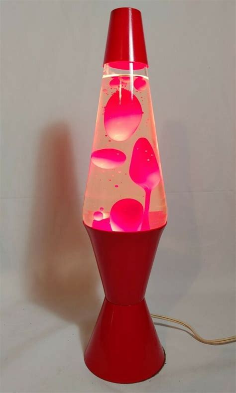 Vintage Lava Lite Lamp Red 1997 16 Made In The USA в 2021 г Лампа