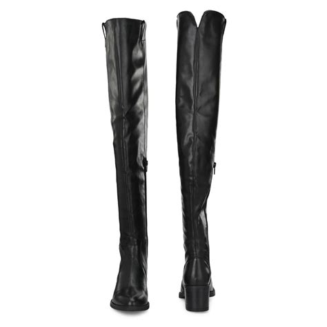 Buy Delize Womens Black Thigh High Boots Online