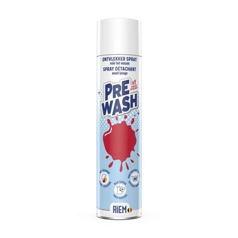 PRE WASH Spray détachant avant lavage RIEM 0 6 L Aérosol